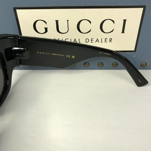 New 100% Authentic Gucci Grey Square Ladies Sunglasses GG1545S 001 main image 7
